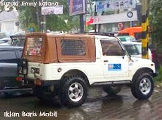 Suzuki Jimny katana, Iklan baris Mobil