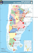 MAPA ACTUALIZADO DE LOS LEVANTAMIENTOS EN ARGENTINA AL 4 DE OCTUBRE DE 2012 . (mapa de alzamientos de ffss argentinas las hs del de octubre de )