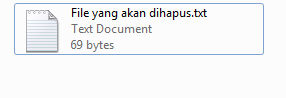 Tutorial Untuk Awam - Cara Menghapus File Komputer Secara Permanen Tanpa Melalui Recycle Bin