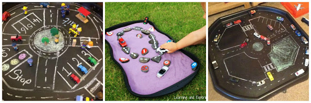 Tuff Tray ideas for Preschool Learning and Exploring Through Play