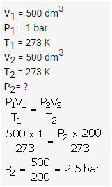 Selina ICSE Solutions for Class 9 Chemistry Chapter 7 Study of Gas Laws