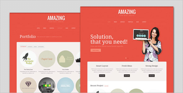 Amazing - Corporate HTML Template - Marketing Corporate