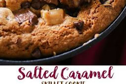 Salted Caramel Skillet Cookie