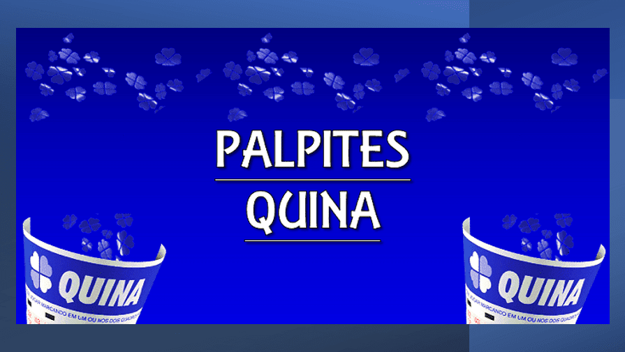 Palpites grupos para a quina