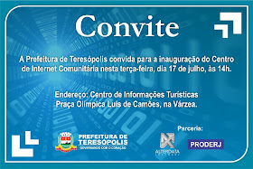 Inauguração do Centro de Internet Comunitário em Teresópolis