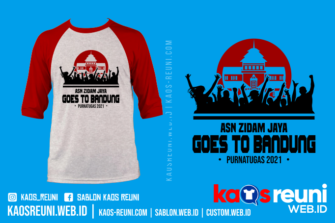 Asn Go To Bandung - Sablon Kaos Reuni Gathering Online