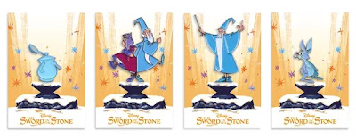 The Sword In The Stone Enamel Pins by Oliver Barrett x Mondo x Disney