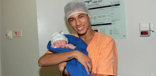 Fotos do primeiro filho de Neymar