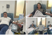 Setetes Darah Berguna Bagi Sesama, Bapak Dan Ibu Wakil Bupati Tana Toraja Penuhi Panggilan Hati Donorkan Darahnya 