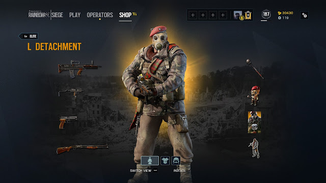 Sledge Elite - L DETACHMENT Full Size Tom Clancy's Rainbow Six Siege