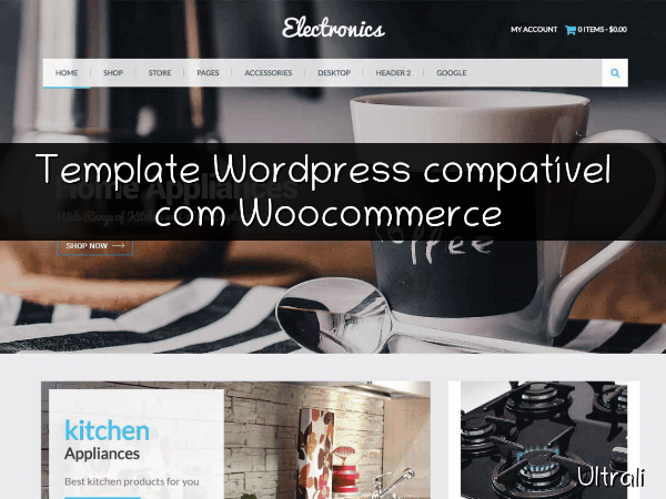 template Wordpress compatível com Woocommerce