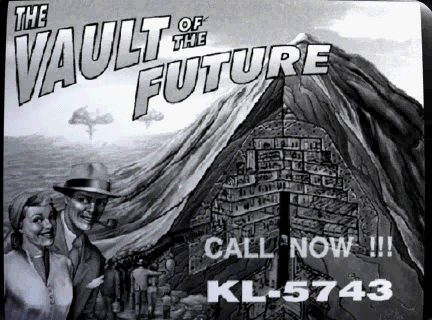 Fallout 1 intro Vault of the Future advert