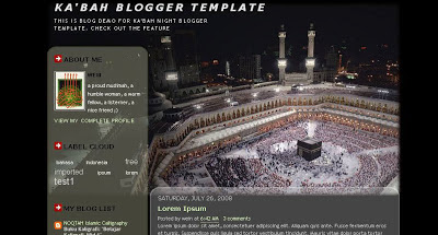 Ka'bah Blogger Template