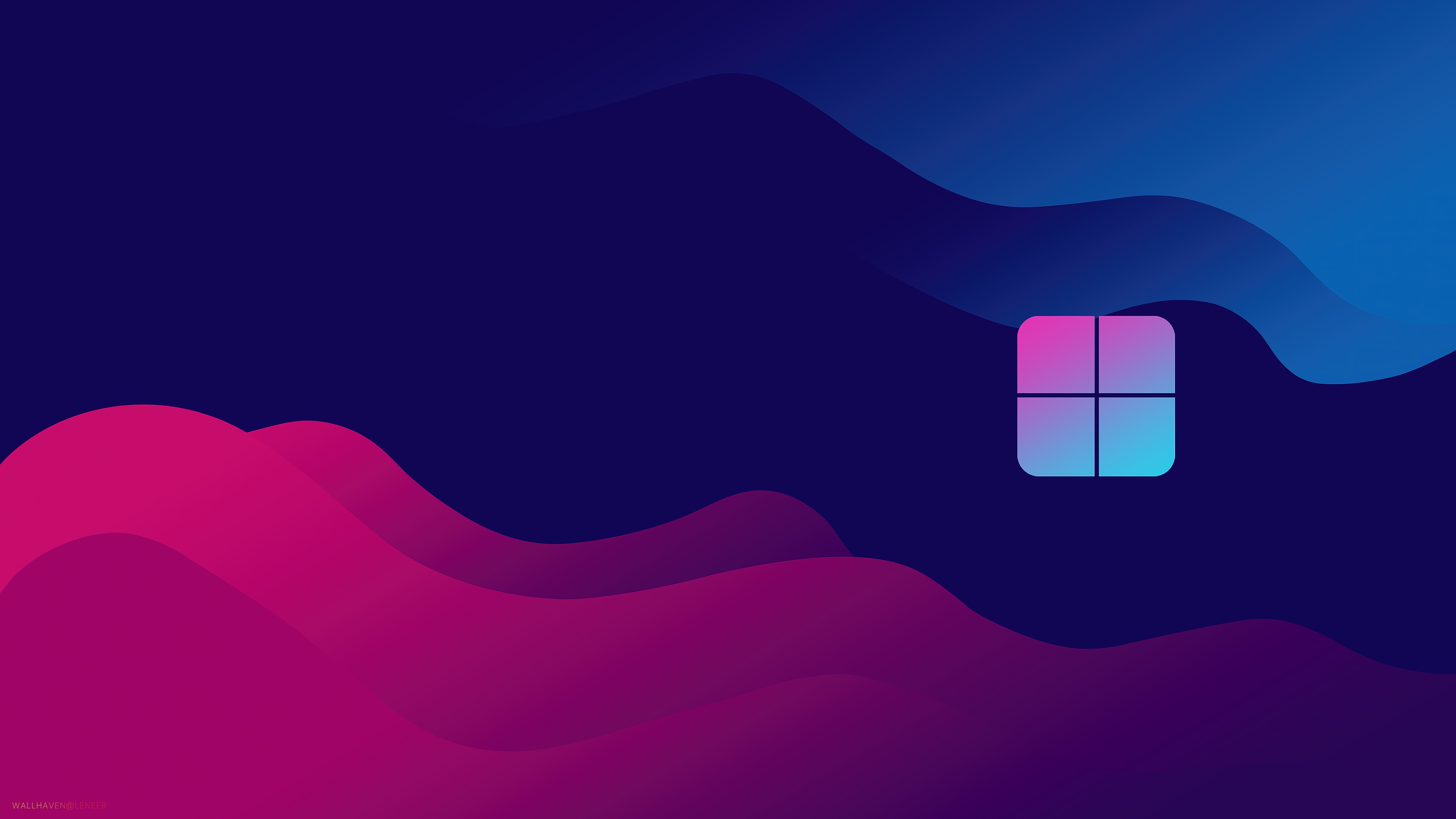 Windows 11 Logo Colorful Background 4K Desktop PC