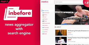InBefore v1.0.5 - News Aggregator with Search Engine - nulled