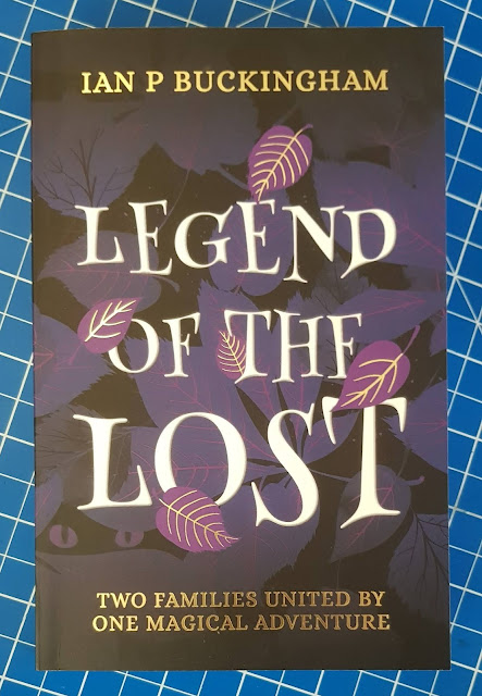 Legend Of The Lost by Ian P Buckingham Young Fiction book cover with leaf design