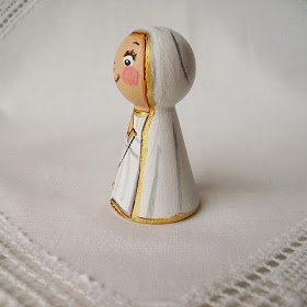 Our Lady of Fatima Rosary Virgin Mary 1st first holy communion christening baptism birthday birth gift present souvenir keepsake figurine