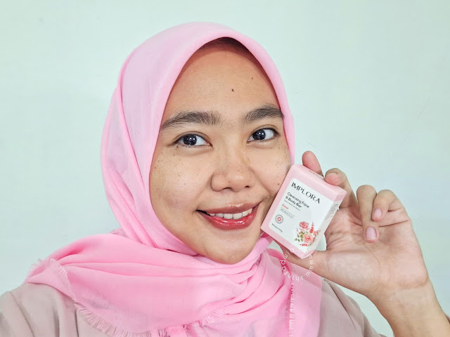 Implora Cleansing Face & Body Bar Soap rose
