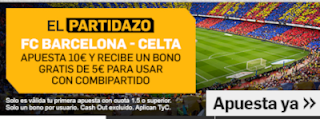 betfair promocion Barcelona vs Celta 22 diciembre
