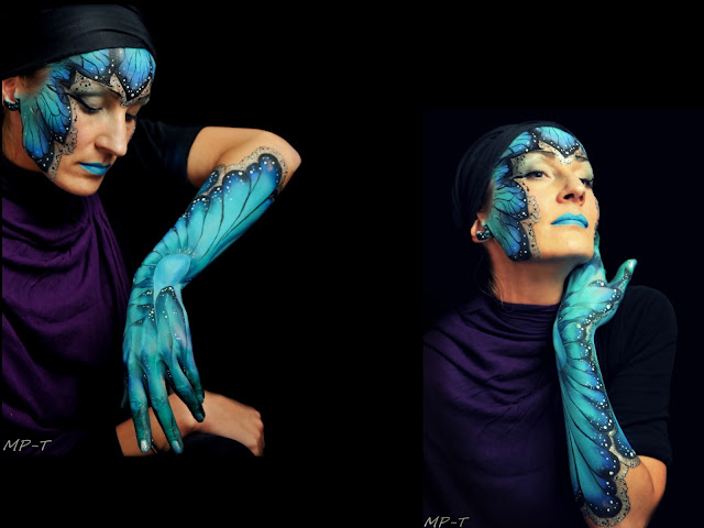  Inspired by Nelly Recchia body painting, body art, Monika P-T, facepainting, Devon, UK, Face Painter, Exeter, Honiton, Bristol