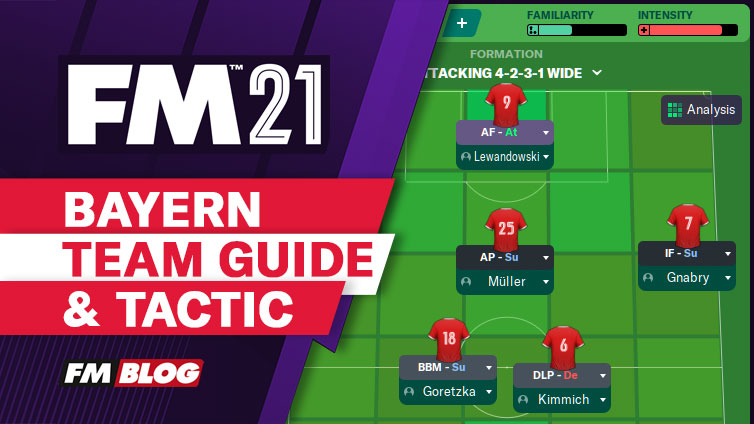 Football Manager 21 Bayern Munich 4 2 3 1 Tactic Team Guide Fm21 Fm Blog