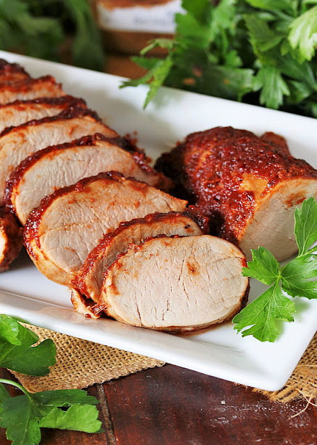 Sliced Sweet-&-Spicy Pork Tenderloin Image