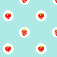 strawberry pattern paper