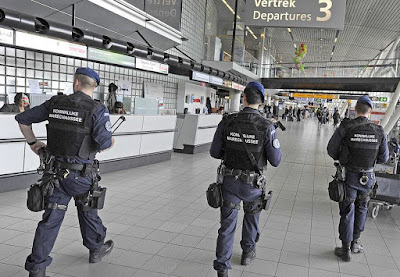 bomb blasts at Rock Brussels Airport