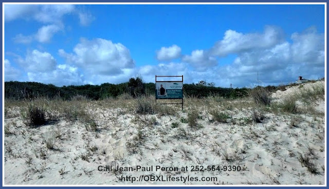 Whether big and fancy or cozy and comfortable, you can build your dream beach home on this Outer Banks NC lot for sale. 