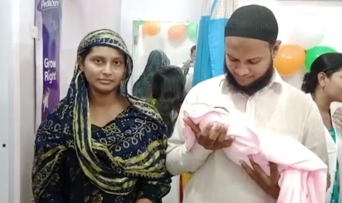 Prayagraj News- सात माह में जन्मे बच्चे को फातिमा मेमोरियल हॉस्पिटल के Doctors ने दिया नया जीवन, परिजनों ने जताया आभार   