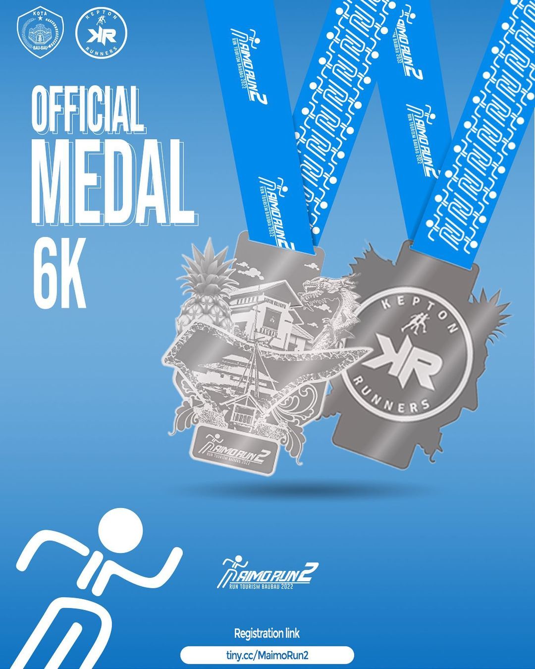 Medali 6K 🏅 Nama_Lomba_Lari â€¢ 2022