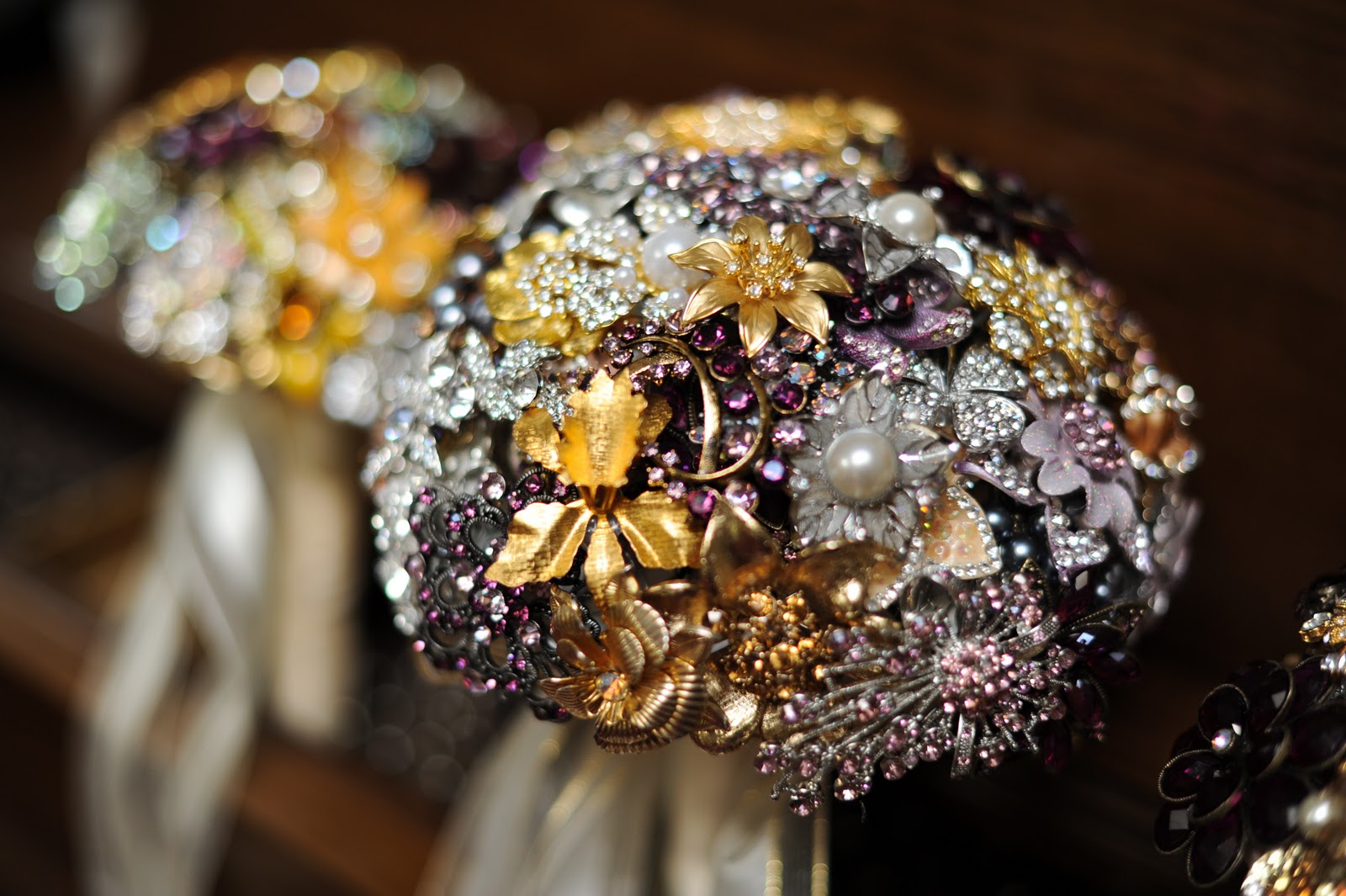 brooch wedding bouquet