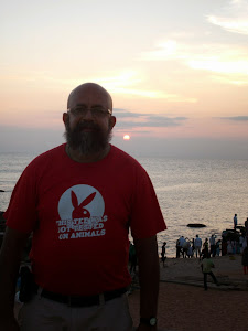 At "SUNSET POINT" in Kanyakumari.