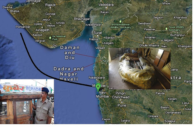 Kasab came in Marine vessel "Kuber", hijacked by terrorists to reach city coast