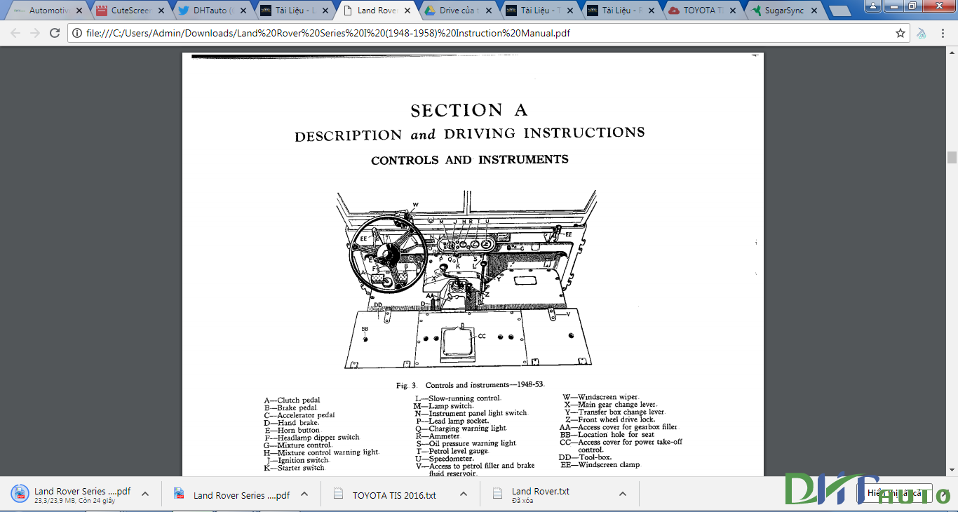 LAND ROVER WORKSHOP MANUAL - Automotive Library