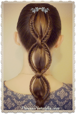 Fishtail chain braid video tutorial.