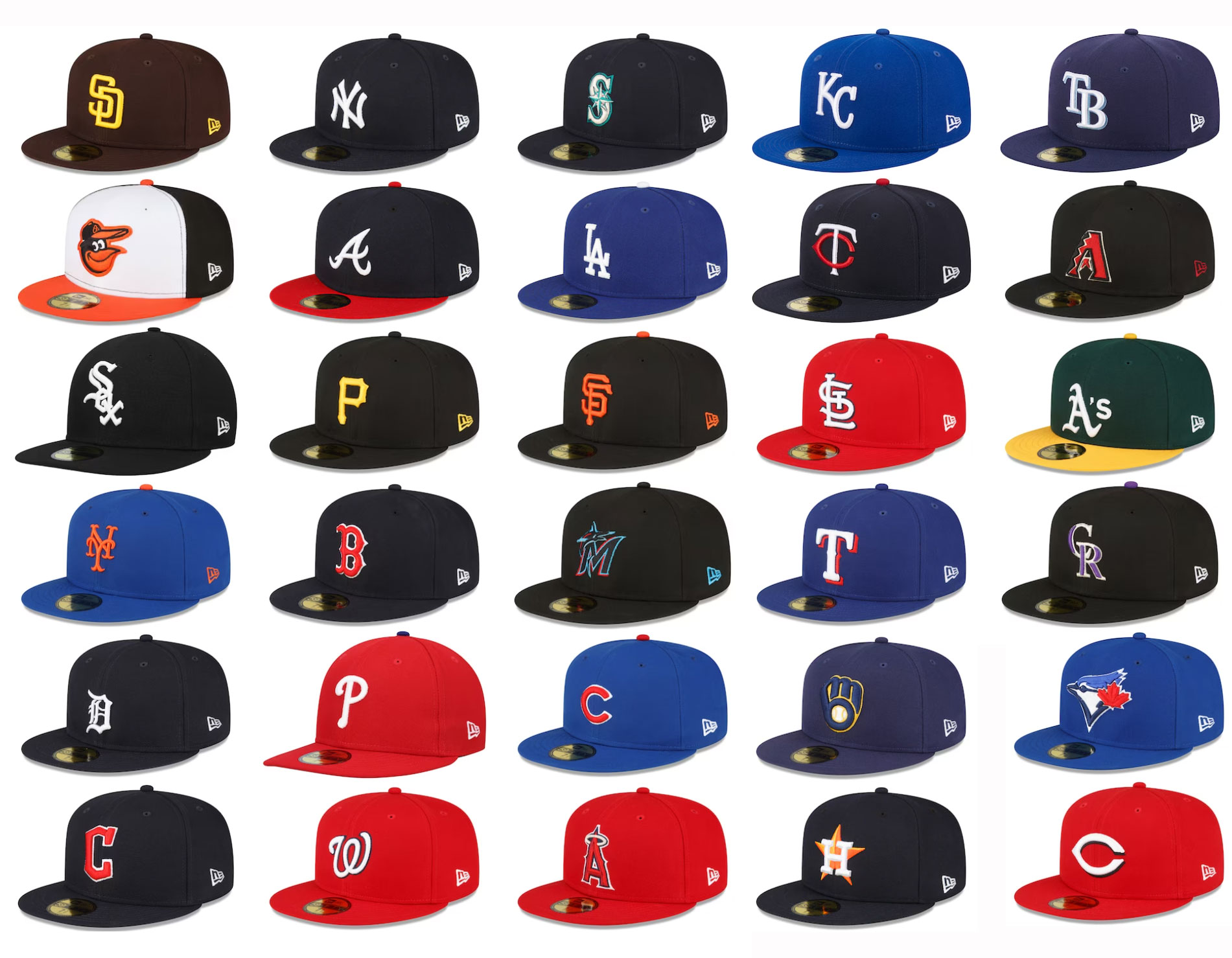 New Era MLB Authentic Collection Replica 59FIFTY Fitted Hats