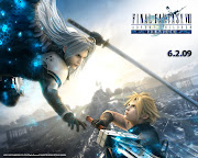 final fantasy 7 advent children complete vii ff7 ffvii cloud strife vs . (final fantasy advent children complete vii ff ffvii cloud strife vs sephiroth wallpaper background square enix film movie)