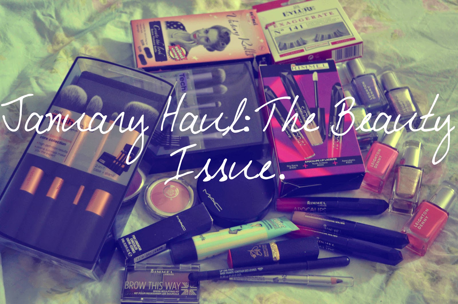 January Mega Haul: The Beauty Issue 100th Post!