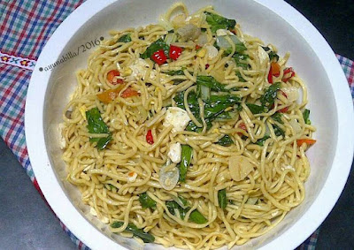 Resep Cara Membuat Mie Goreng Bumbu Iris