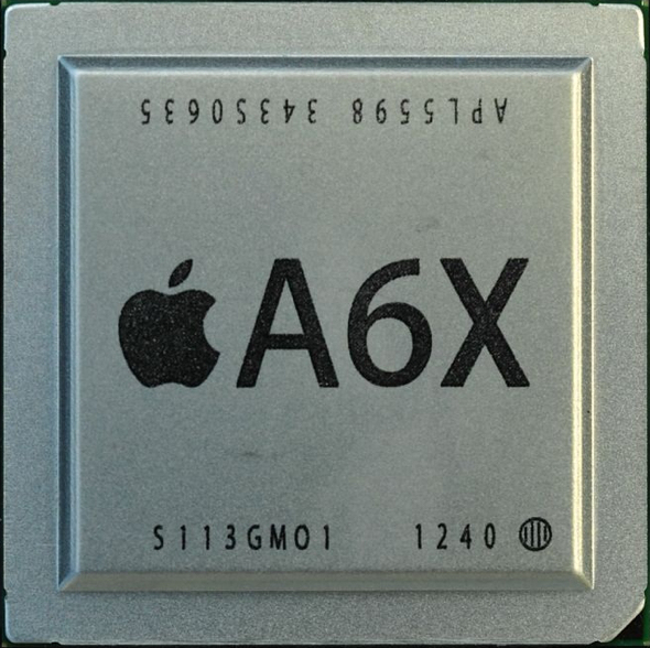 Apple's A6X custom system-on-a-chip (SoC) processor