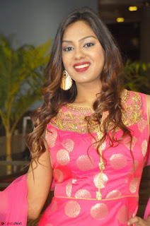 Sindhu Shivarama in Pink Ethnic Anarkali Dress 04.JPG