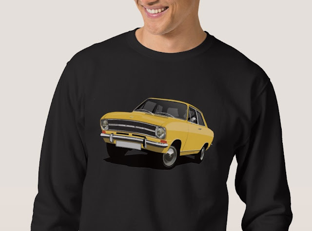 Retro Opel Kadett B Sedan shirts