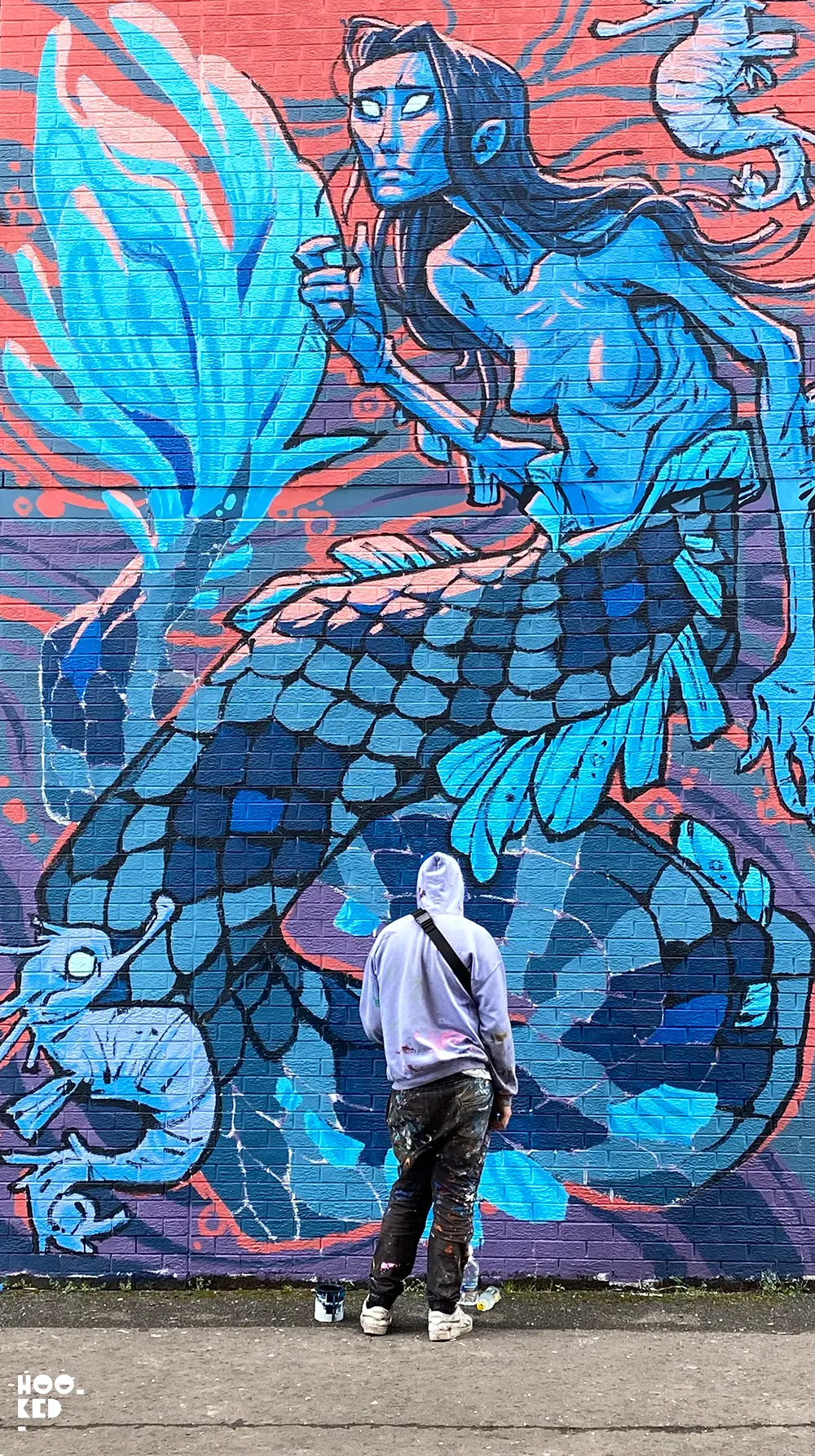 Belfast Street Art Festival - Hit The North artist Lobster