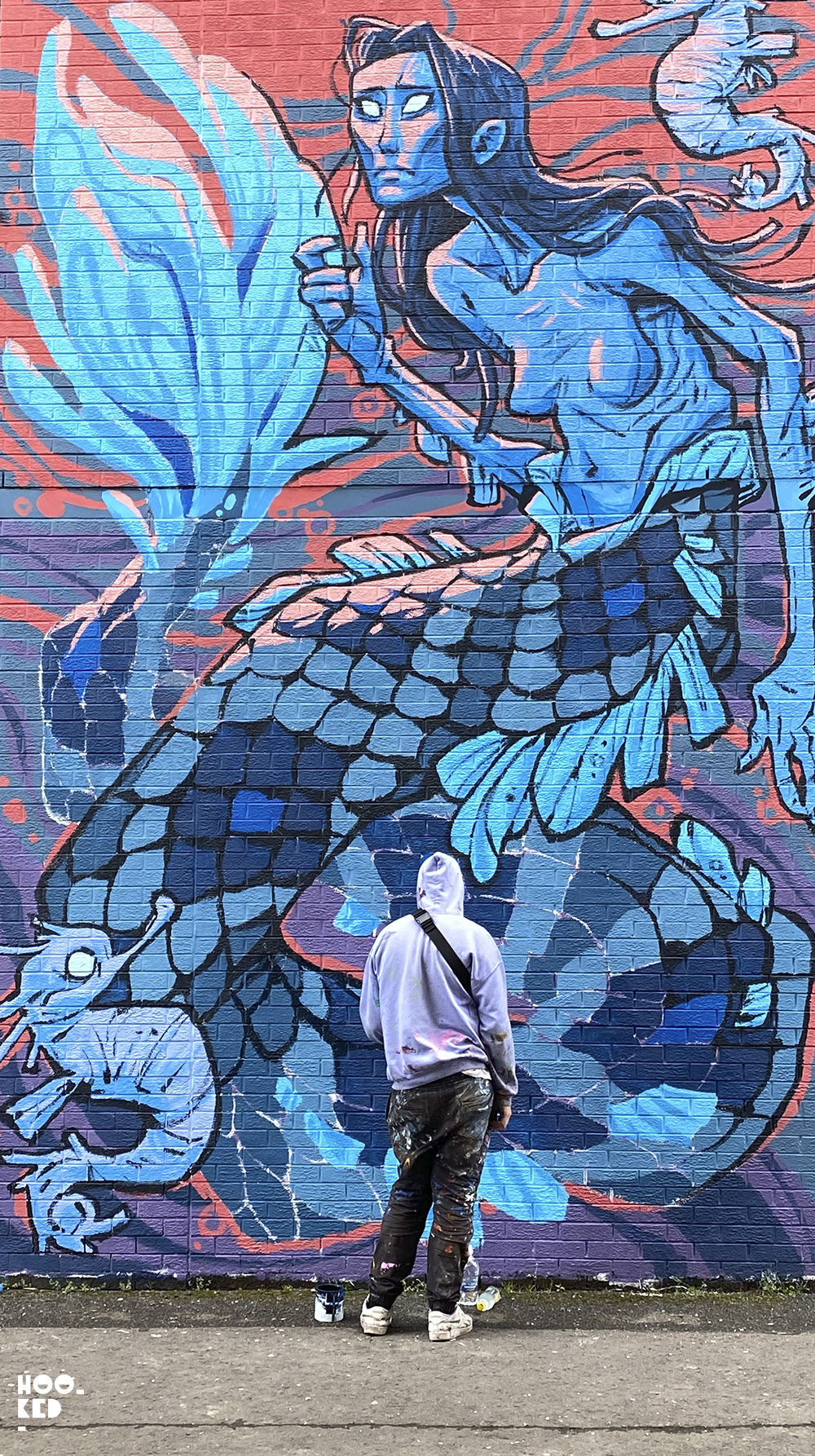 Belfast Street Art Festival - Hit The North artist Lobster