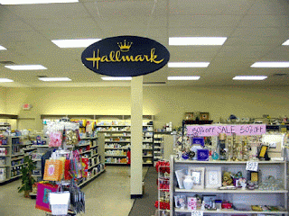 went to two different hallmark stores yesterday and used one of the ...