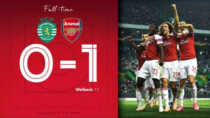 SPORTING CP 1 VS ARSENAL 0