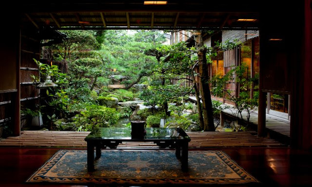 Nishimuraya Honkan is a seventh-generation ryokan boasting private gardens, rock pools and, in its onsen, supposedly healing waters.