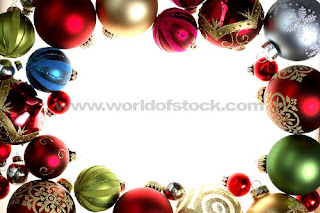 Christmas Ornament Border