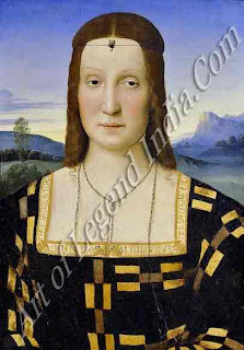 A fitting wife, In 1489 Guidobaldo married Elisabetta Gonzaga of Mantua. As a member of this famous family, who were leading patrons of the arts, she fitted well into the cultured atmosphere of the Urbinese court. Like her mother-in-law, Battista Sforza, Elisabetta was known and respected for her intelligence and personality. 